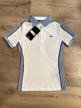NWT J.Lindeberg Demi White Polo